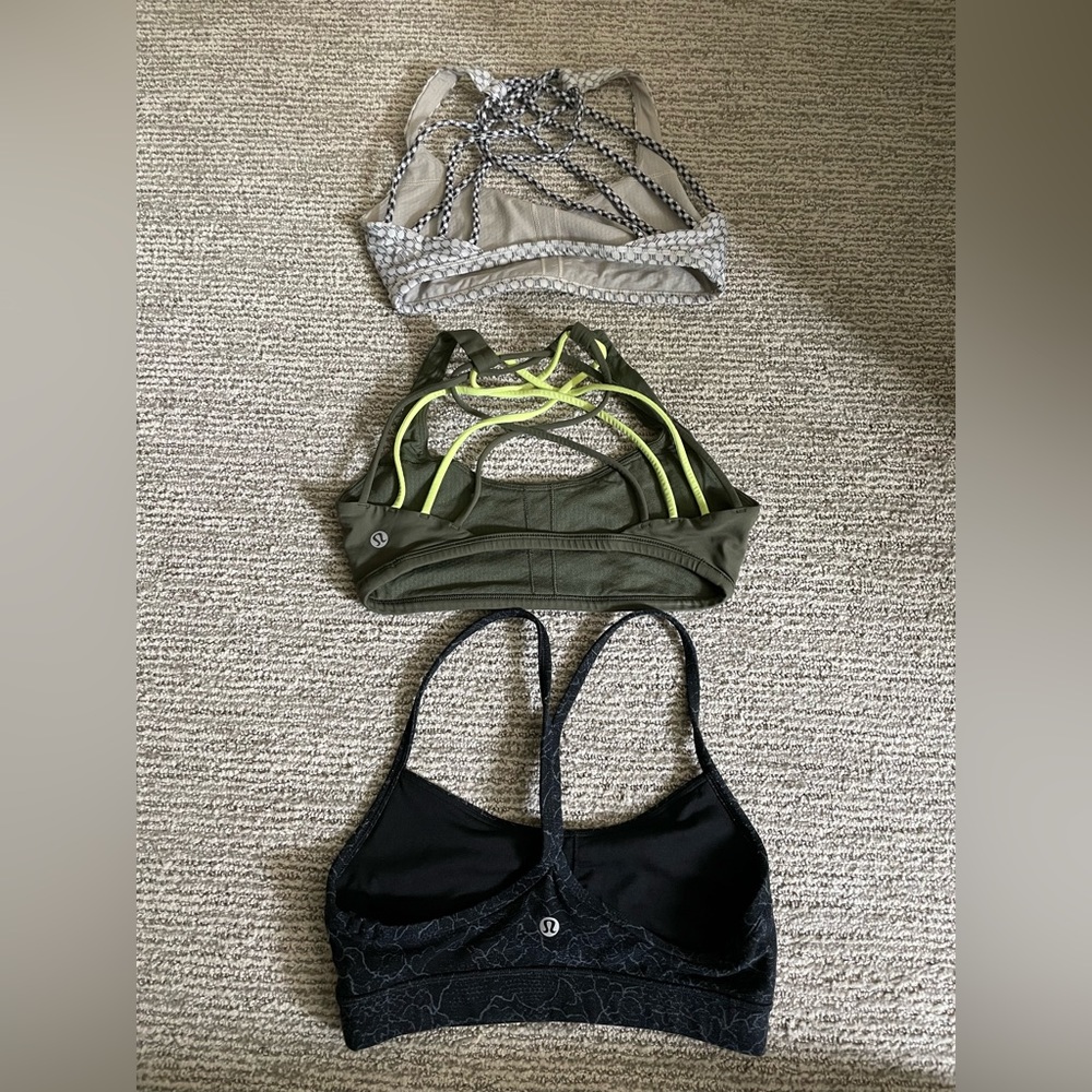 Lululemon LOT sports bras size 4